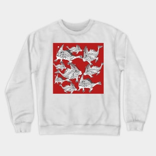 Group of Spotted Handfish Crewneck Sweatshirt